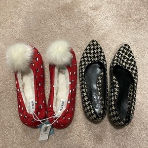 Slippers and kitten heels